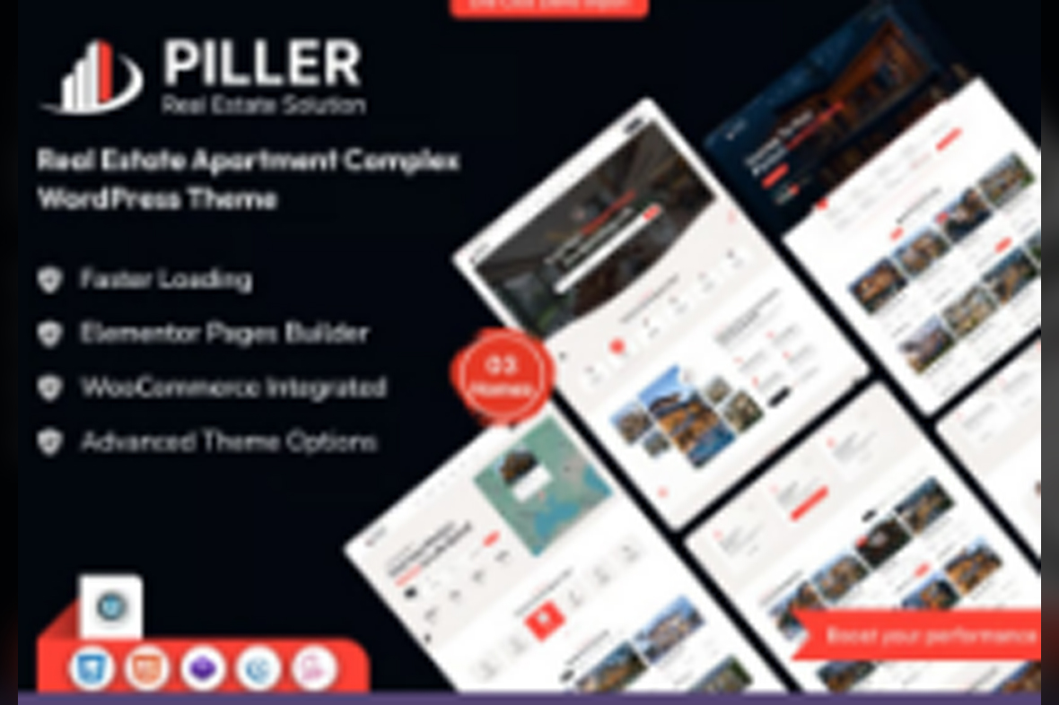 Piller – Real Estate WordPress Theme v1.0.0