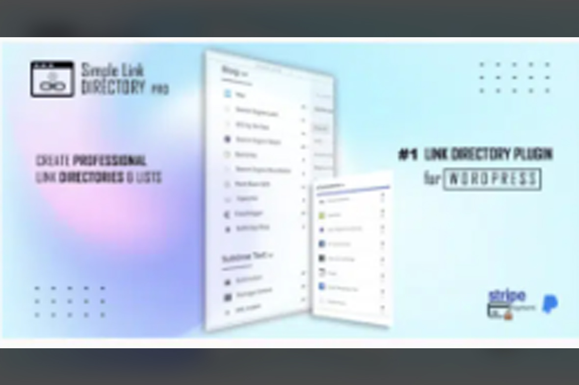 Simple Link Directory Pro – WordPress Plugin v14.7.9