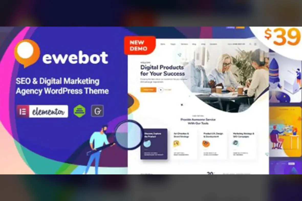 Ewebot SEO Marketing and Digital Agency v3.1.5