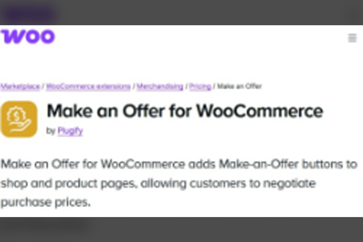 Make an Offer For Woocommerce v3.0.7