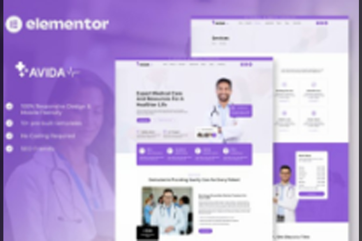 Avida – Health and Medical Elementor Template Kit May 26, 2025