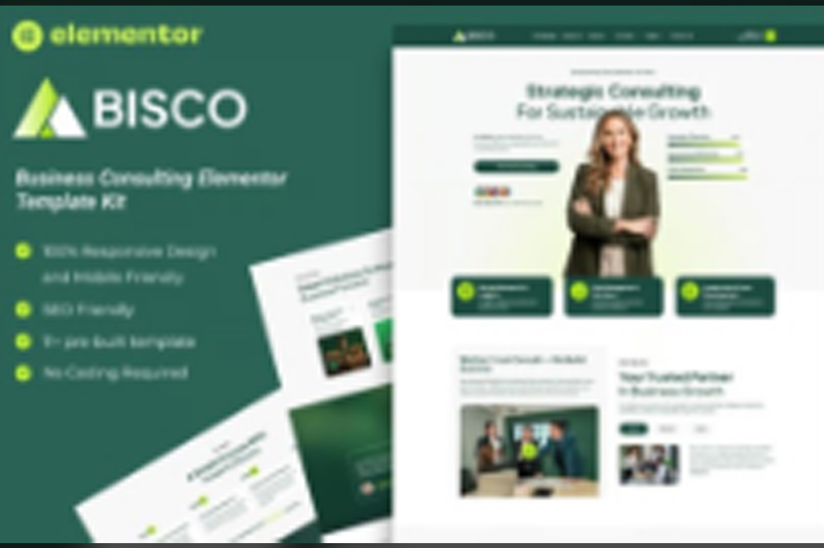 Bisco – Business Consulting Elementor Template Kit July 28, 2025
