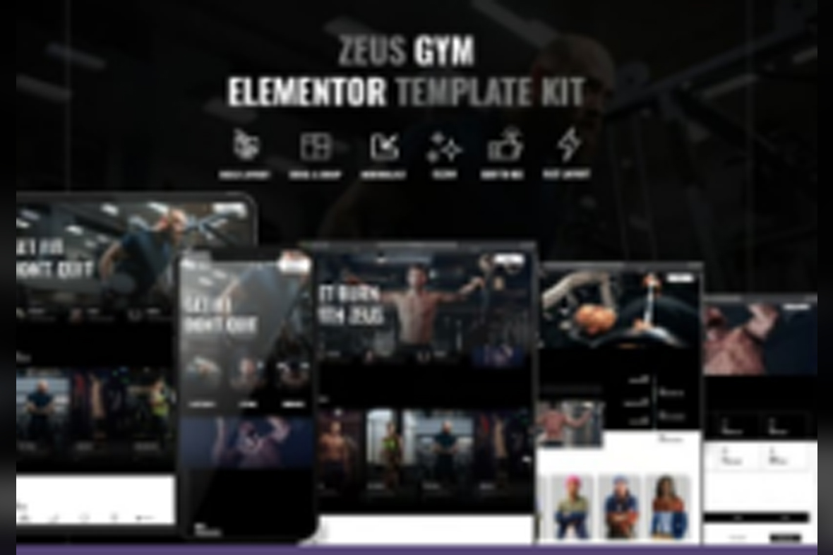 Zeus – Gym and Fitness Elementor Template Kit October 31, 2025