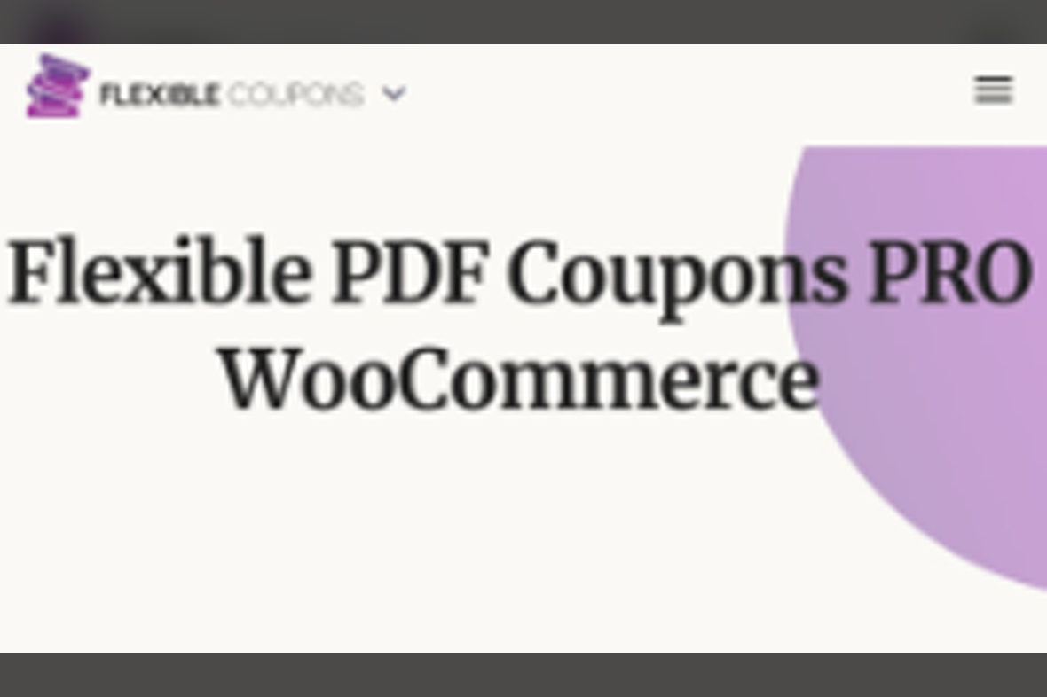 Flexible PDF Coupons Pro for WooCommerce v2.4.8