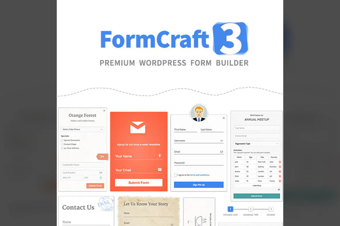 FormCraft – Premium WordPress Form Builder v3.9.12