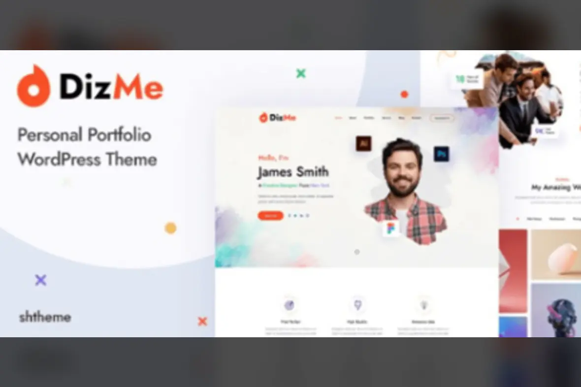 Dizme – Personal Portfolio WordPress Theme v1.0.0