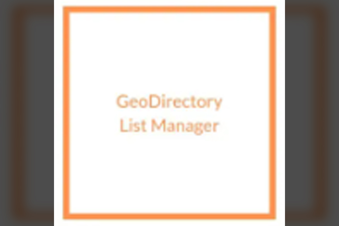 GeoDirectory List Manager v2.3.8