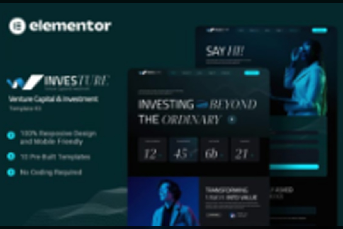 Investure – Venture Capital and Investment Elementor Template Kit May 12, 2025