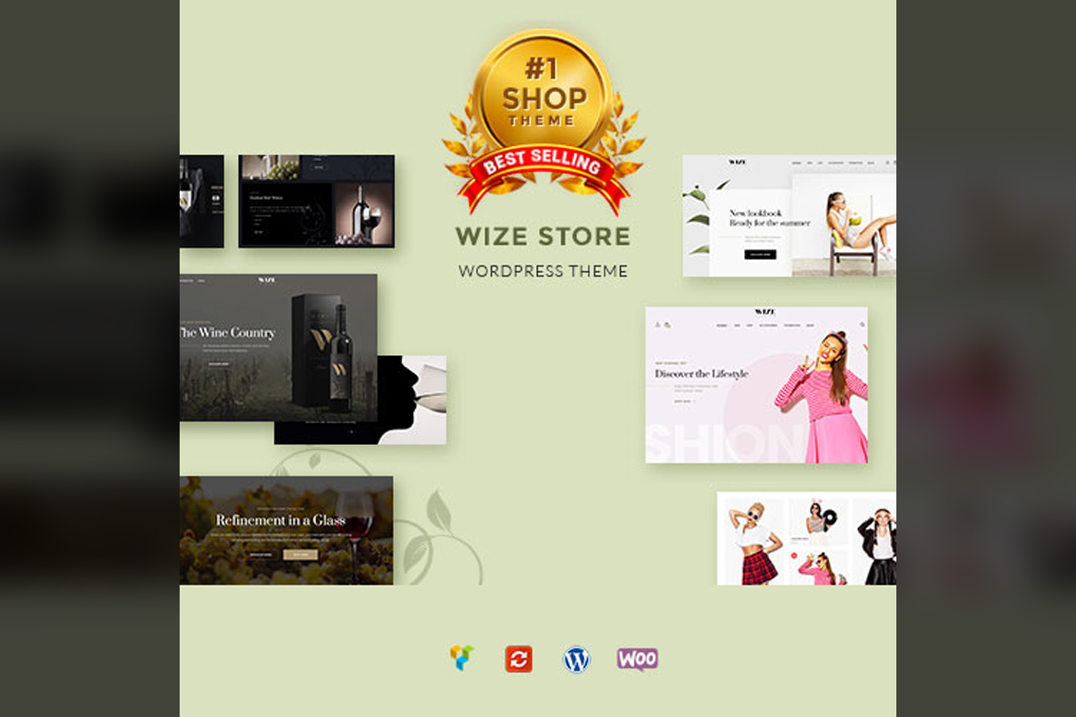 WooCommerce Multipurpose Responsive WordPress Theme – WizeStore v1.15.4