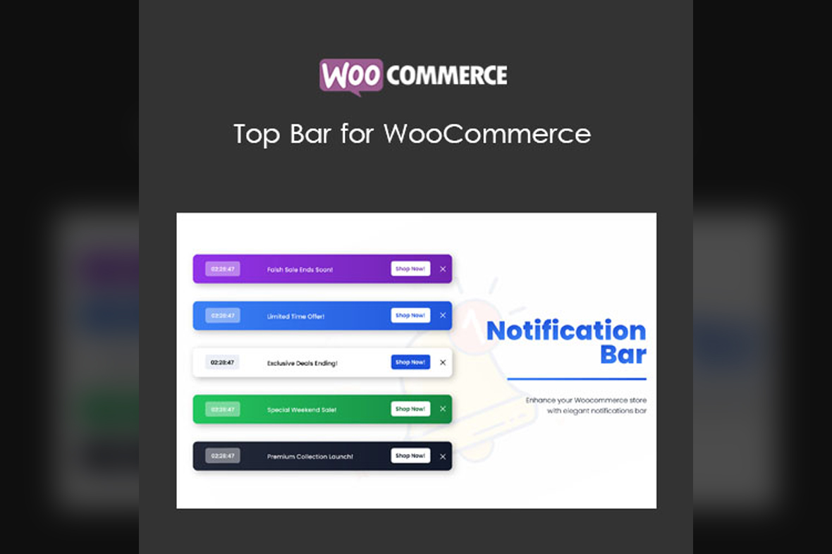 Top Bar for WooCommerce v1.5.2