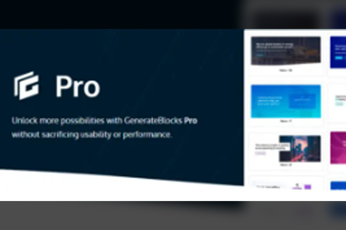 GenerateBlocks Pro WordPress Plugin v2.2.0