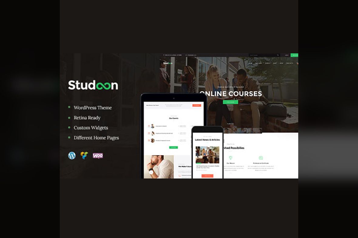 Studeon Education Center & Training Courses WordPress Theme v1.1.17