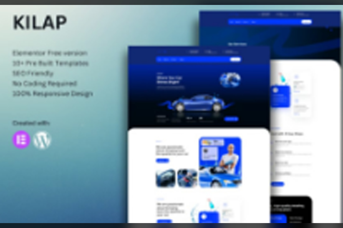 Kilap – Car Wash and Detailing Service Elementor Template Kit June 9, 2025