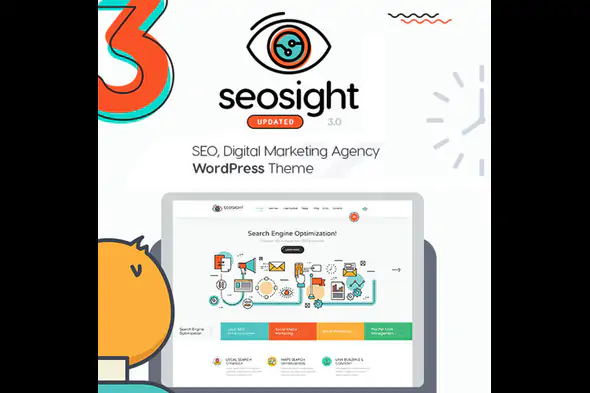 Seosight – SEO, Digital Marketing Agency WP Theme with Shop