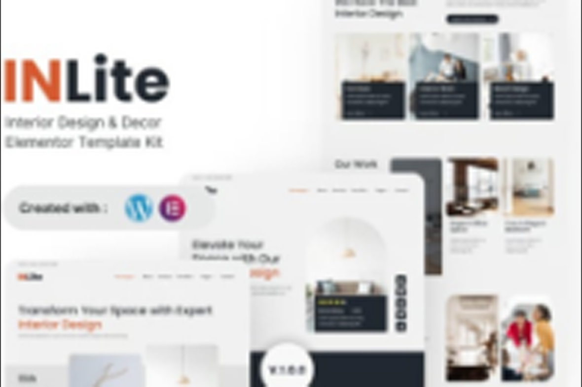 Inlite – Interior Design and Decor Elementor Template Kit July 30, 2025