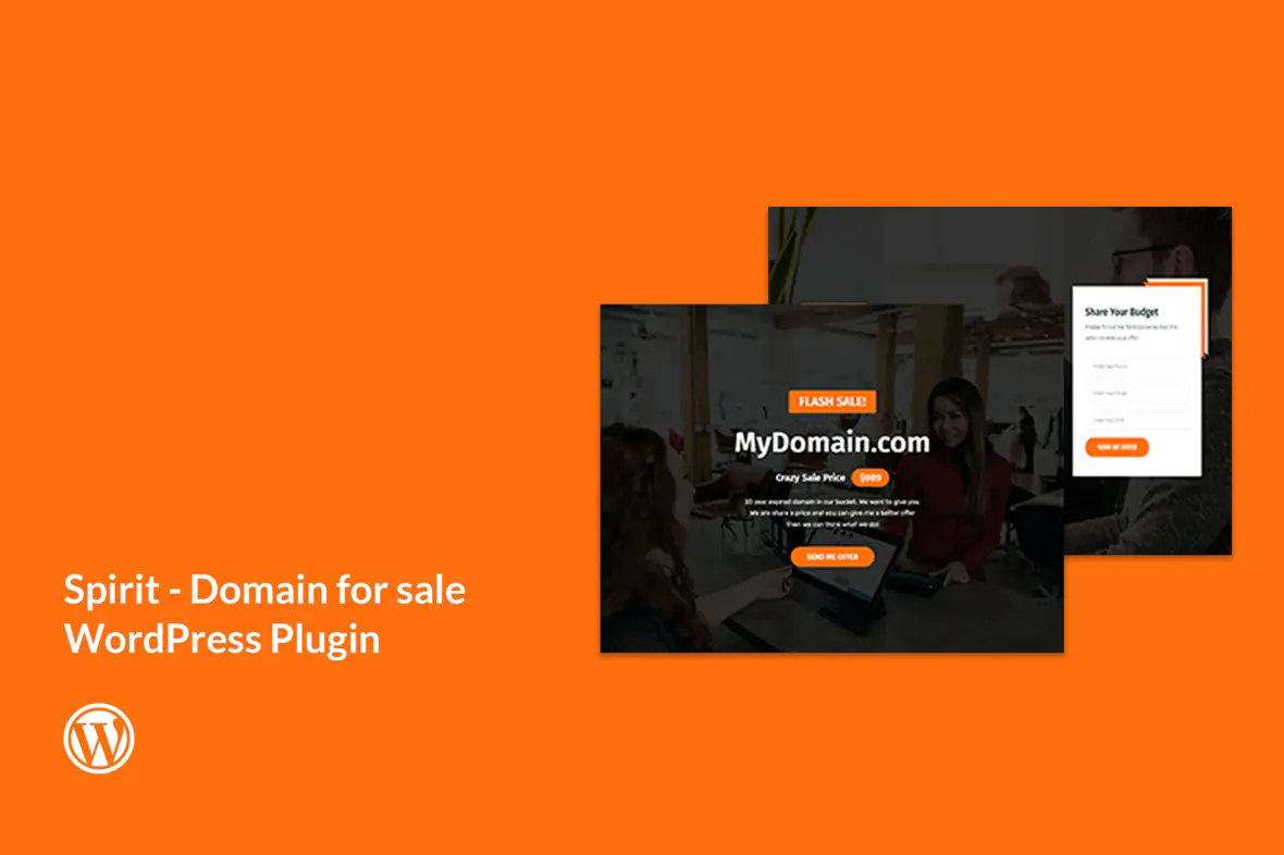 Spirit - Domain for Sale WordPress Plugin