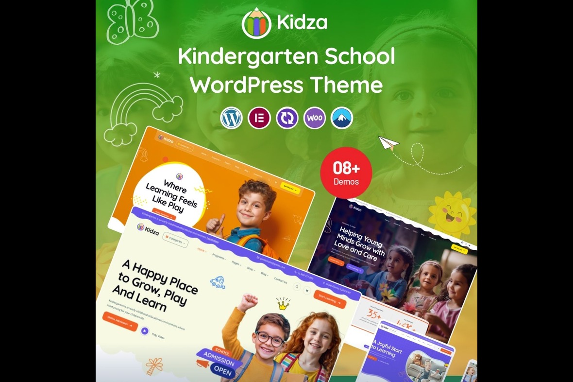 Kidza – Kindergarten WordPress Theme for PreScool v1.0.1