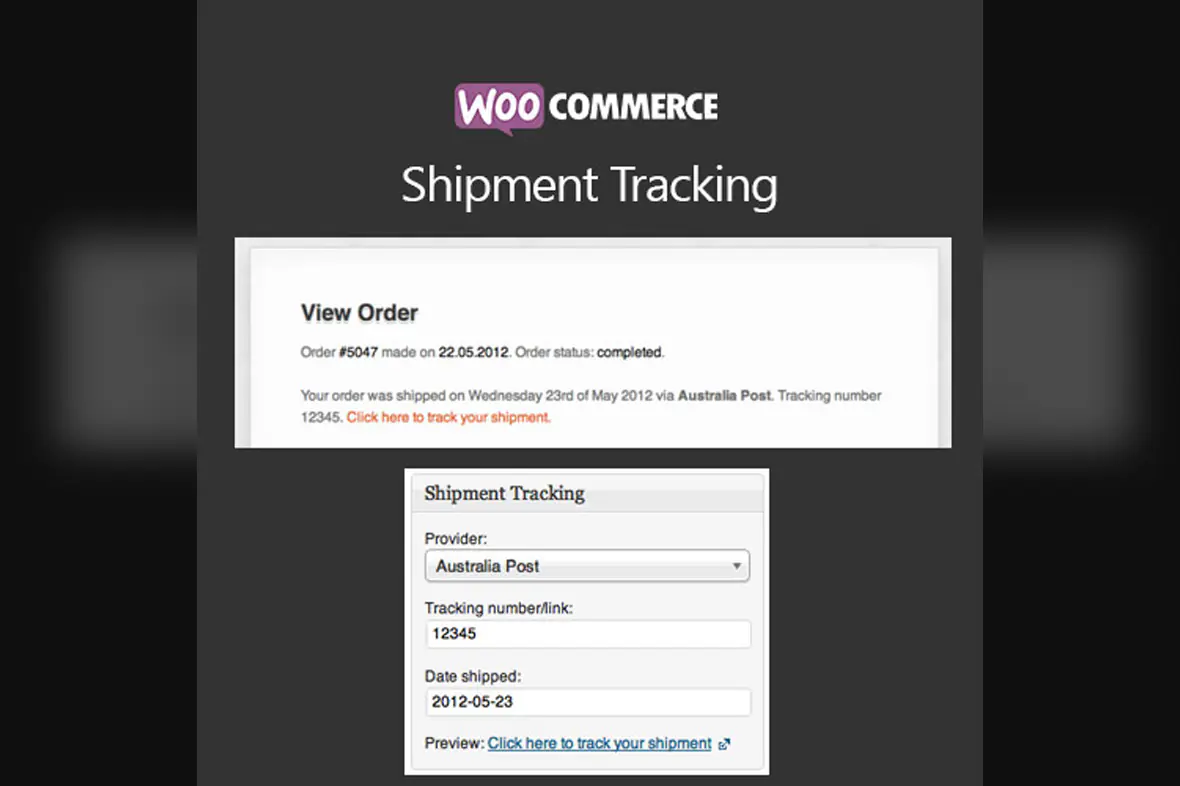 WooCommerce Shipment Tracking v2.5.5