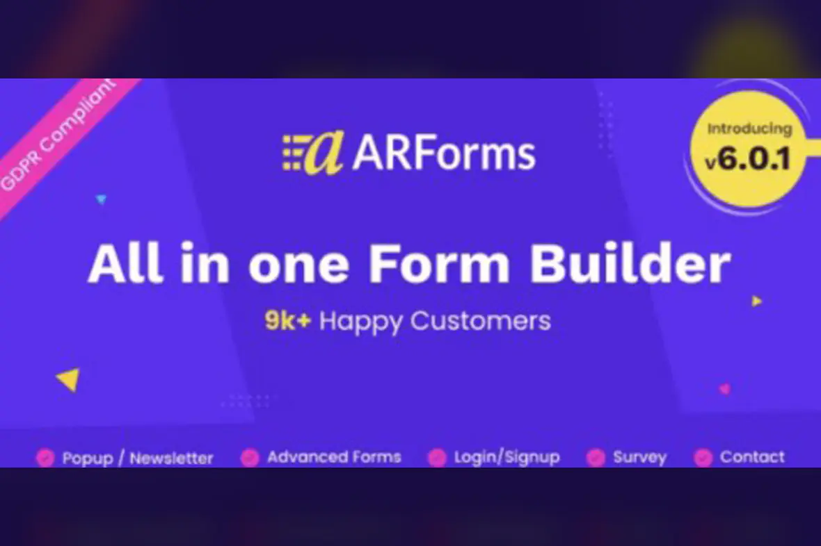 ARForms WordPress Contact Form Builder Plugin v6.9.3