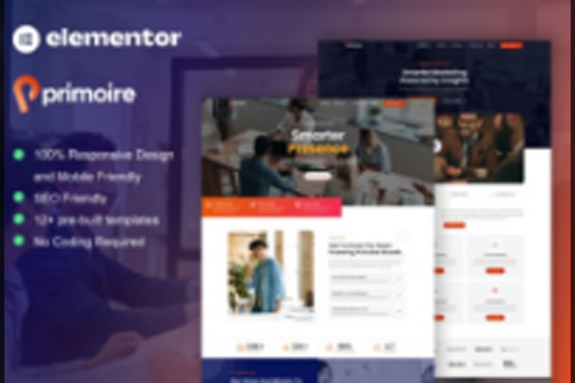 Primoire – Business Consulting Elementor Pro Template Kit December 1, 2025
