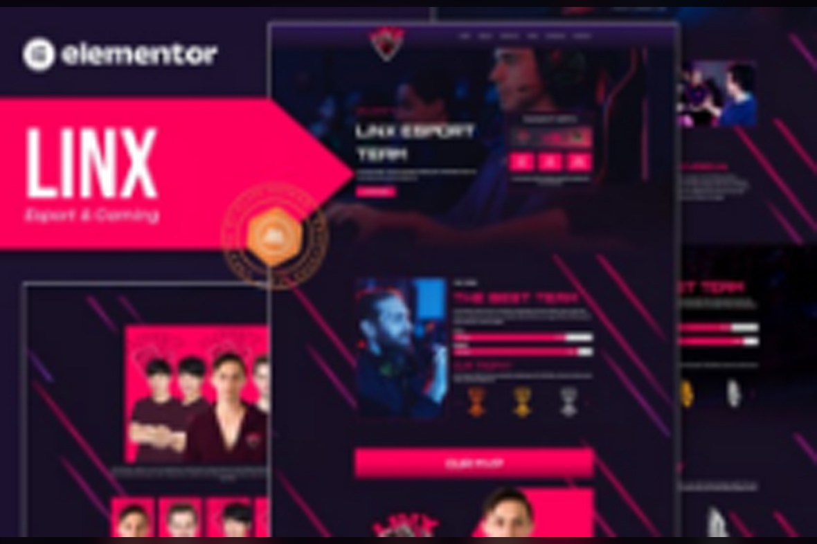 Linx – Esport and Gaming Elementor Template Kit October 31, 2025