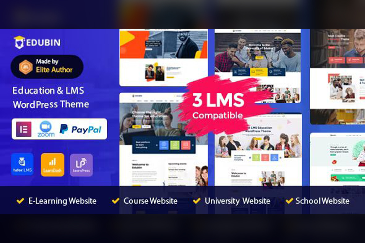 Edubin – Education WordPress Theme v9.4.3