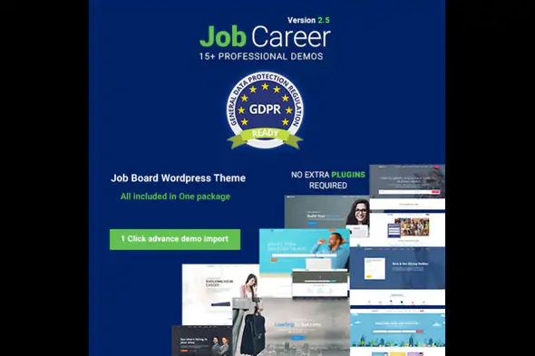 JobCareer | Employment Board Responsive WP Theme