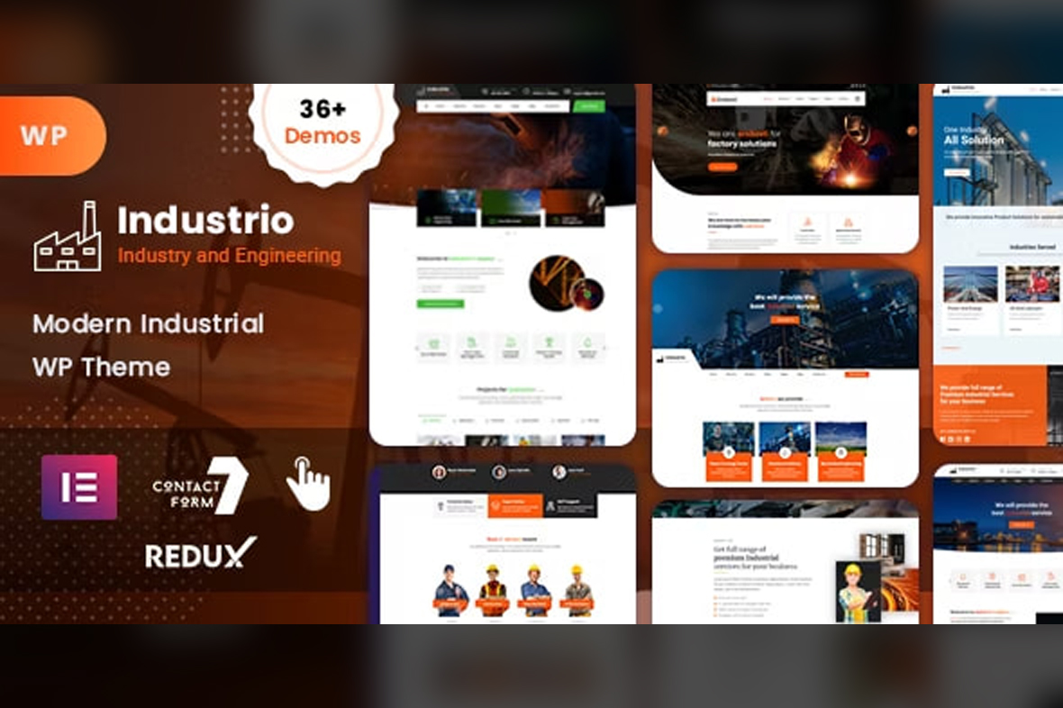 Industrial Theme – Industry & Factory WordPress v1.7.9