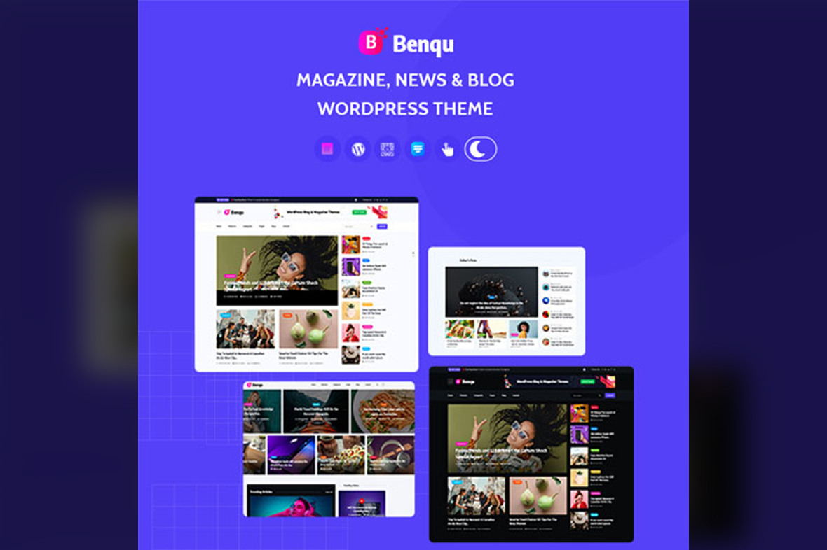 Benqu – News Magazine WordPress Theme v1.1.10