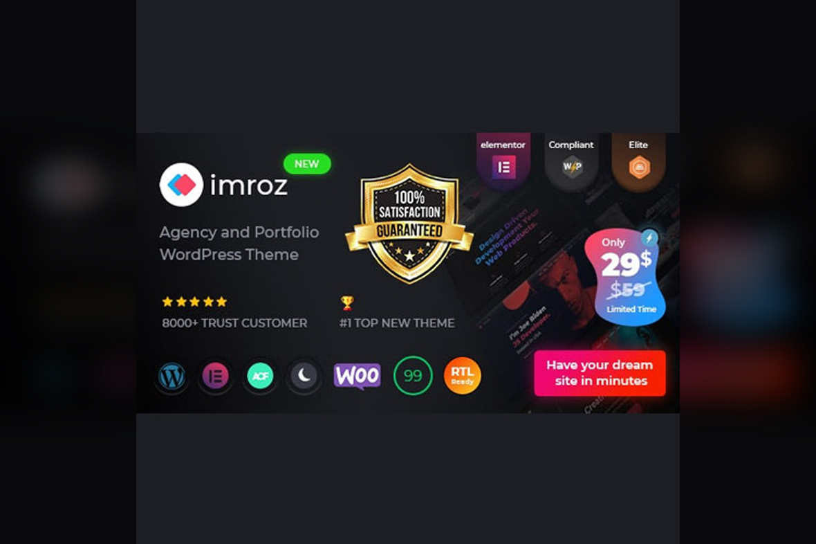 Imroz – Agency & Portfolio Theme v1.6.3