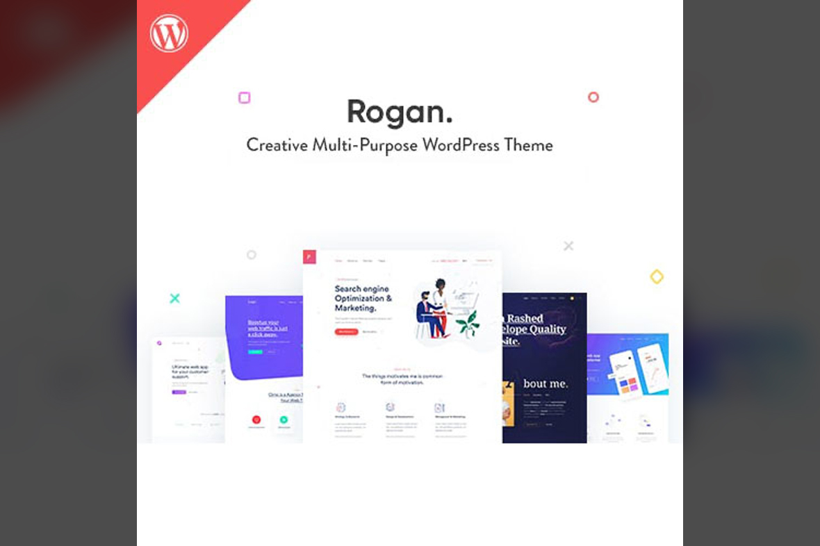 Rogan – Creative Multipurpose WordPress Theme for Agency, Saas, Portfolio v1.8.3