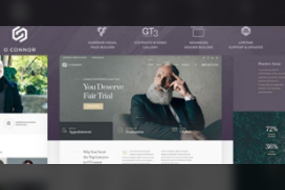 Oconnor – Law, Lawyer and Attorney WordPress Theme v1.7.7