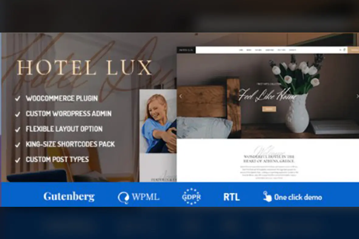 Hotel Lux – Resort and Hotel WordPress Theme v1.3.3