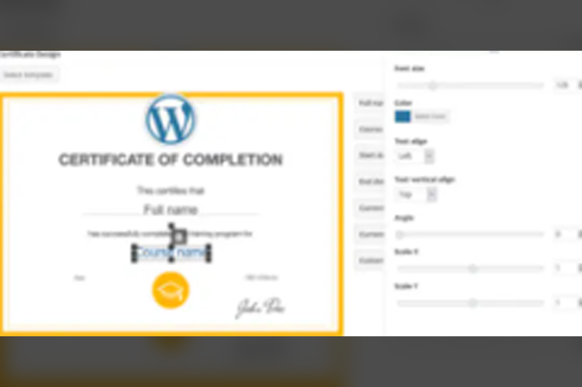 LearnPress Certificates Add-on v4.1.7