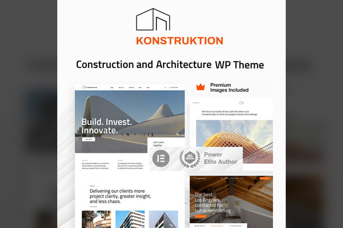 Konstruktion – Construction Architecture WordPress Theme v27.0
