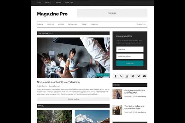 StudioPress Magazine Pro Genesis WordPress Theme