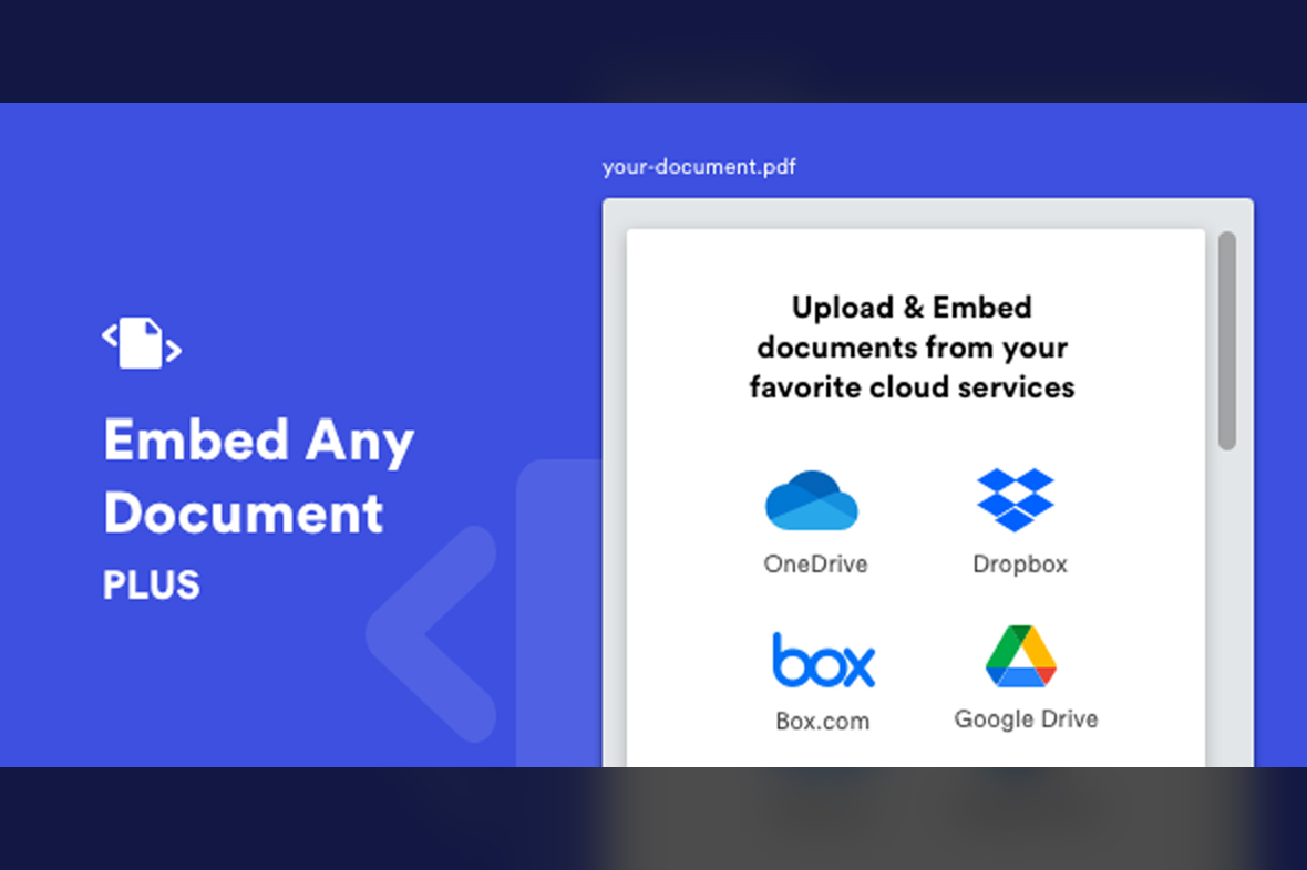 Embed Any Document Plus – WordPress Plugin v2.8.6
