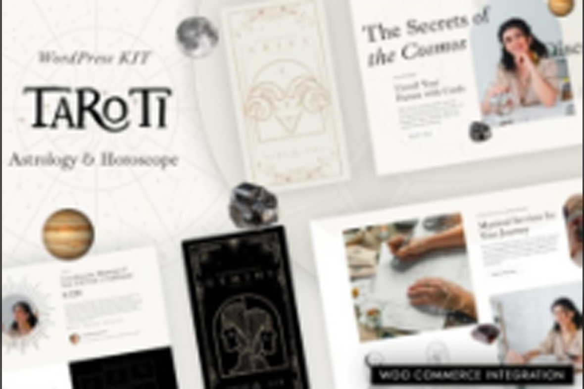 Taroti – Astrology and Horoscope Elementor Pro Template Kit July 29, 2025