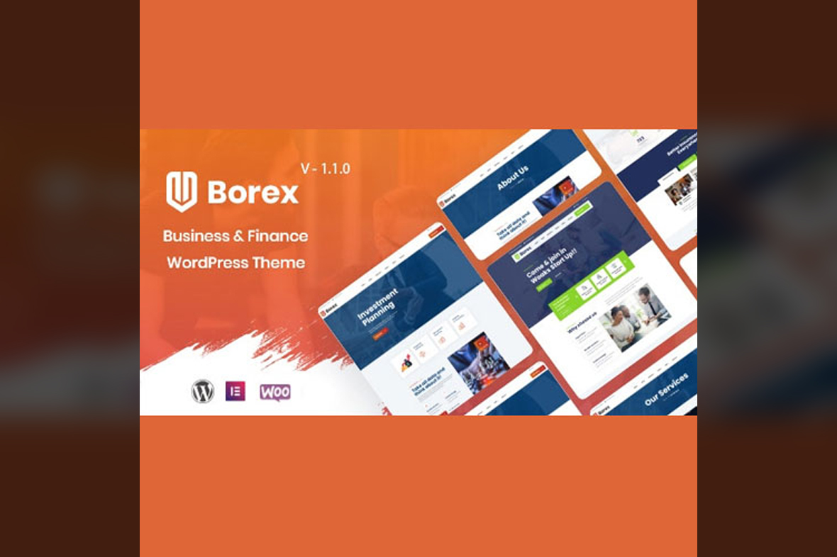 Borex – Business And Finance WordPress Theme v1.1.7