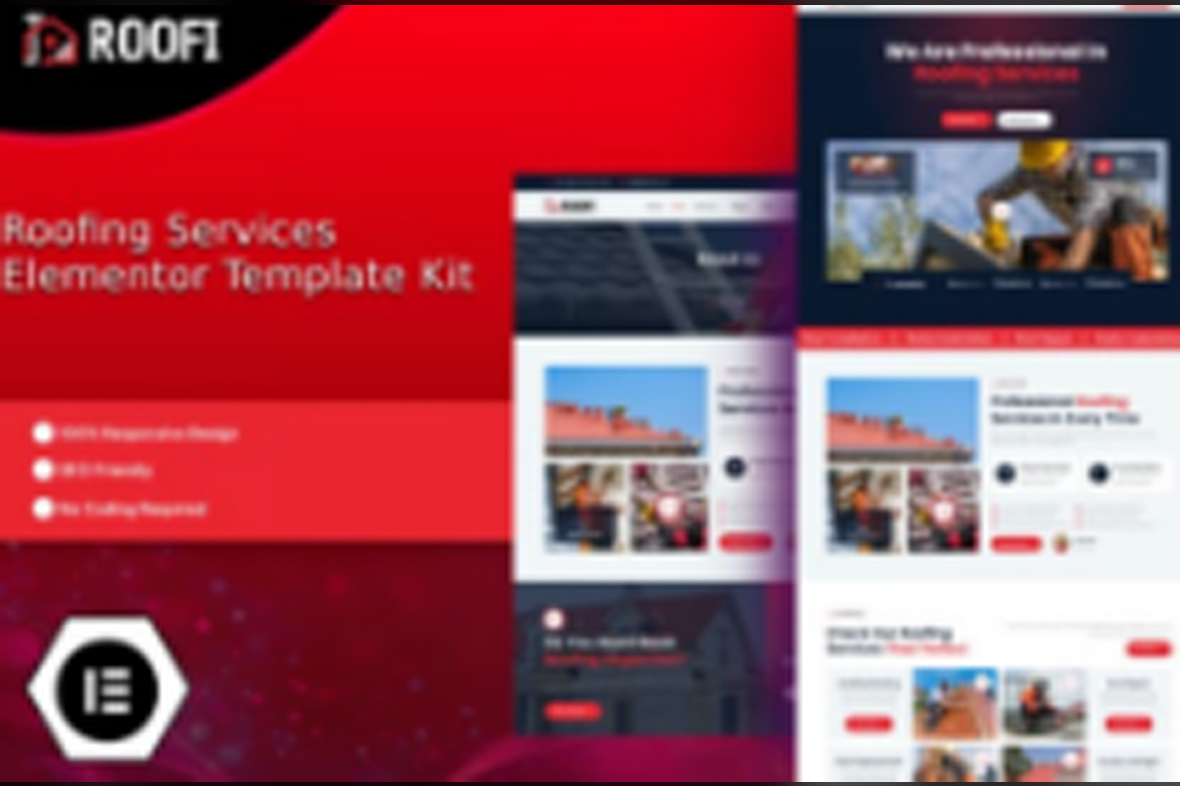 Roofi – Roofing Services Elementor Template Kit October 16, 2025