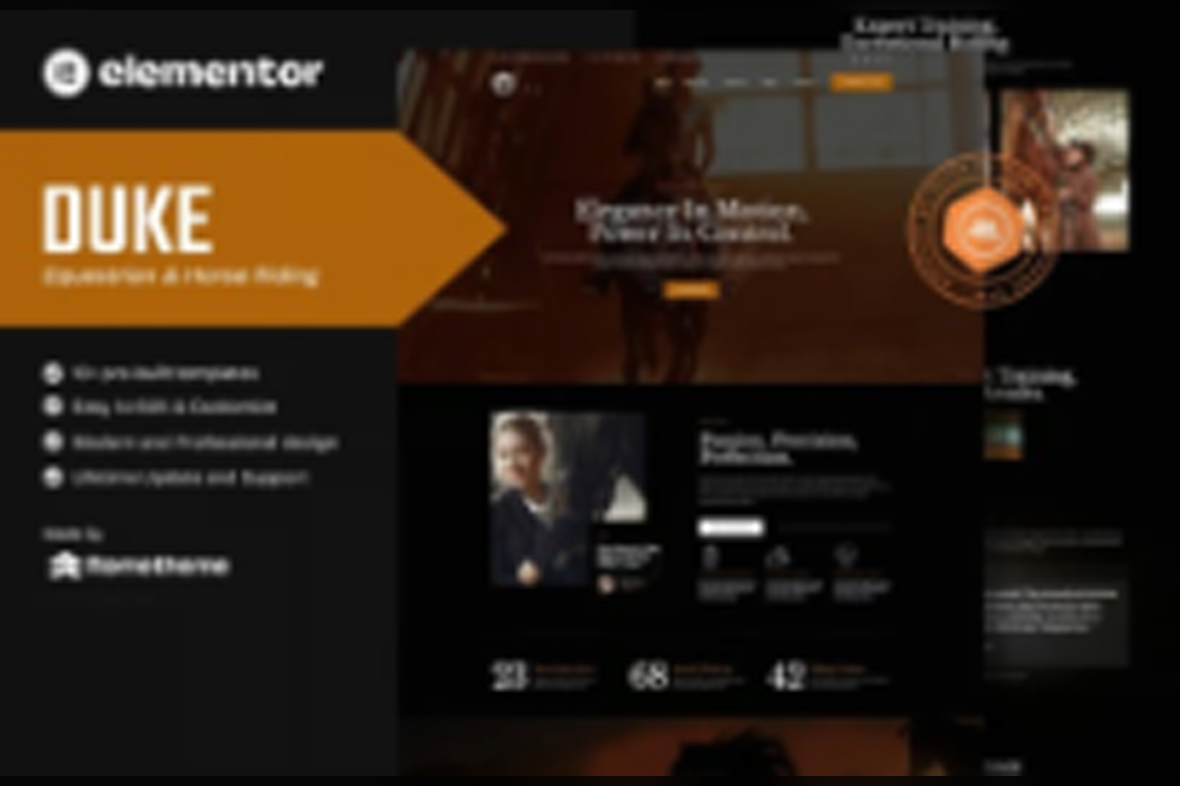 Duke – Equestrian amd Horse Riding Elementor Template Kit May 12, 2025