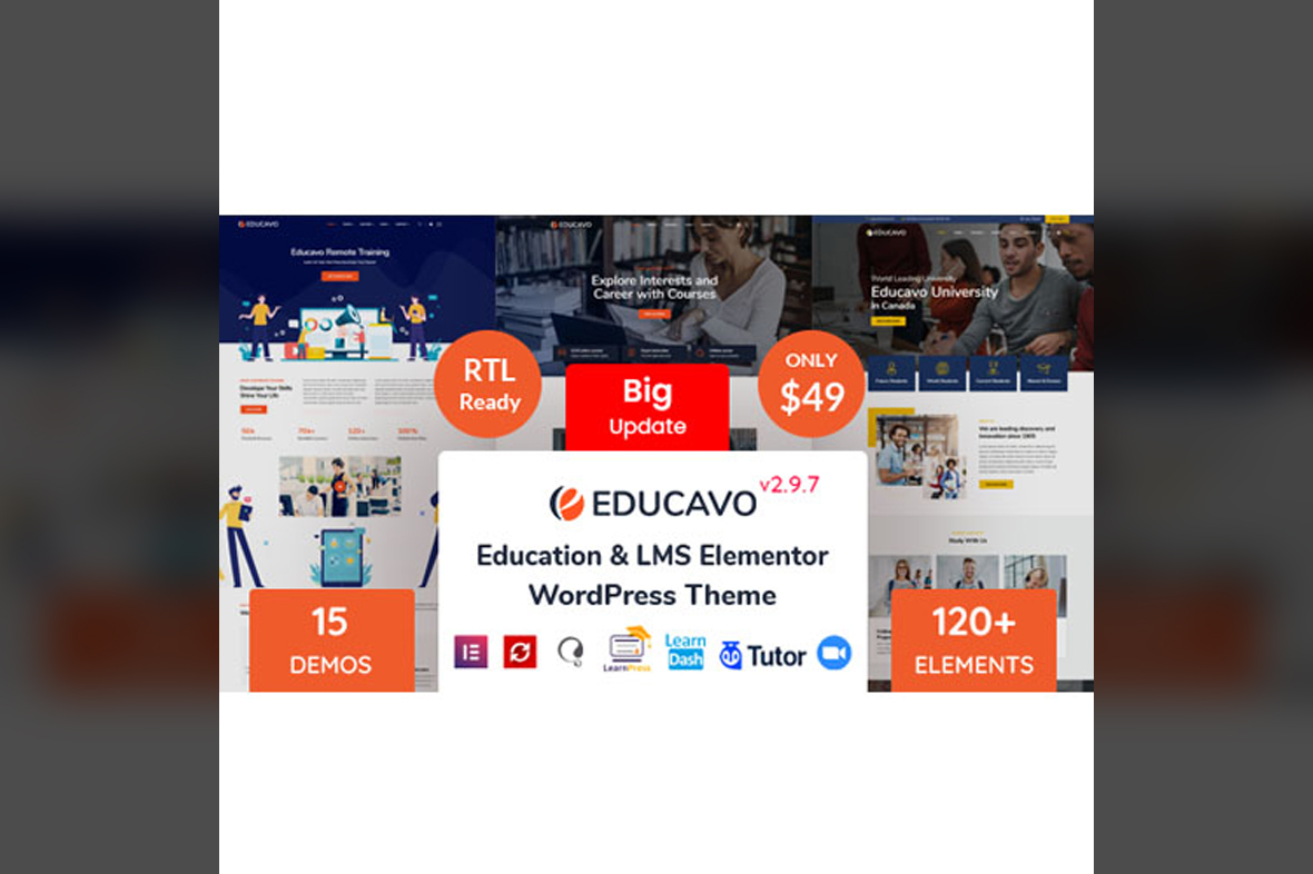Educavo – Education WordPress Theme v3.2.7