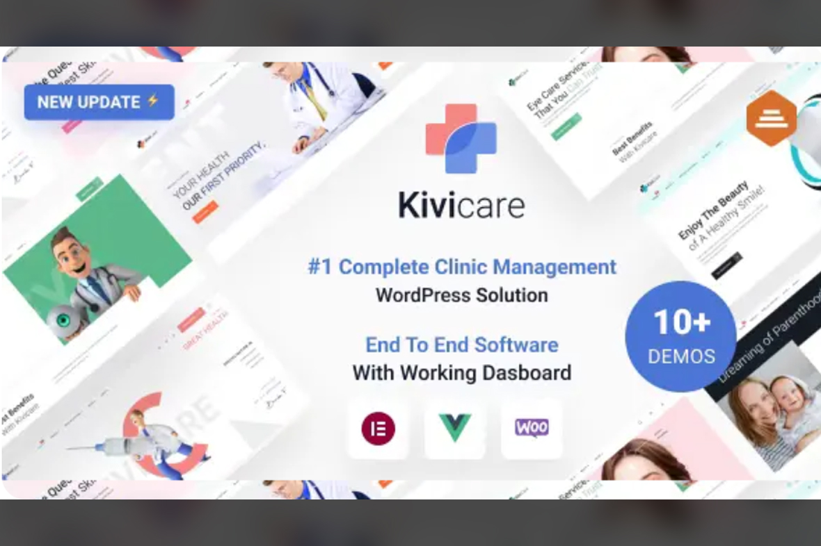 KiviCare 2.0 – Medical Clinic & Patient Management WordPress Solution v2.5.8