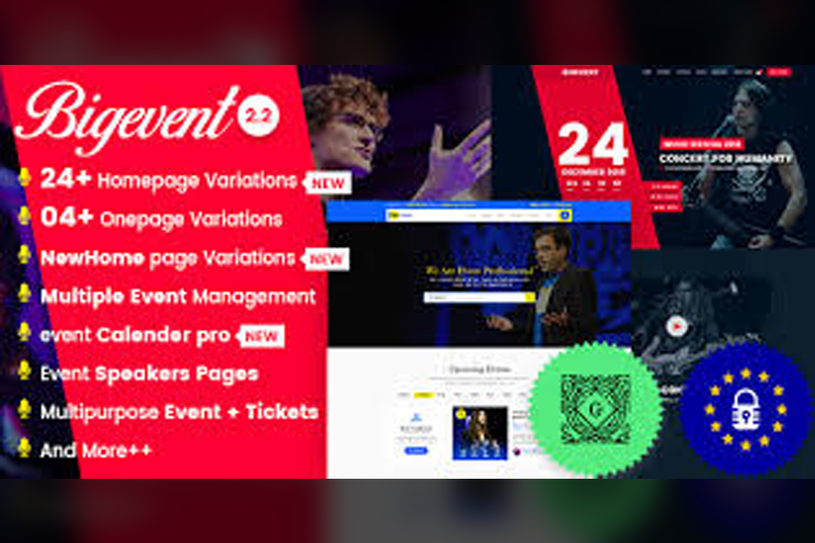 BigEvent – Conference Event WordPress Theme v2.5.2