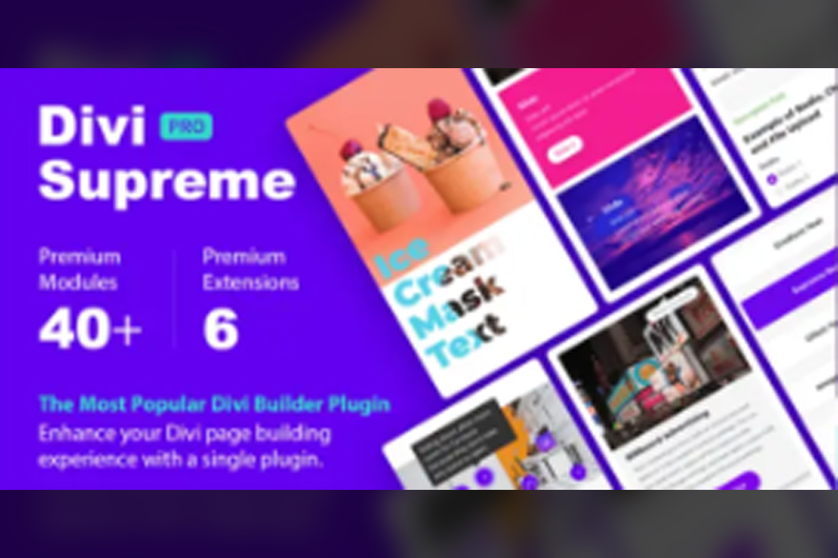 Divi Supreme Custom Divi Modules v4.9.97.34