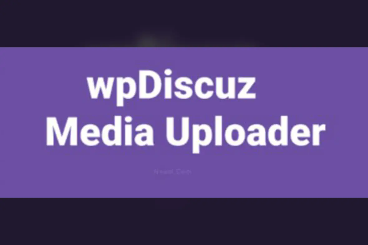 wpDiscuz – Media Uploader v7.1.3