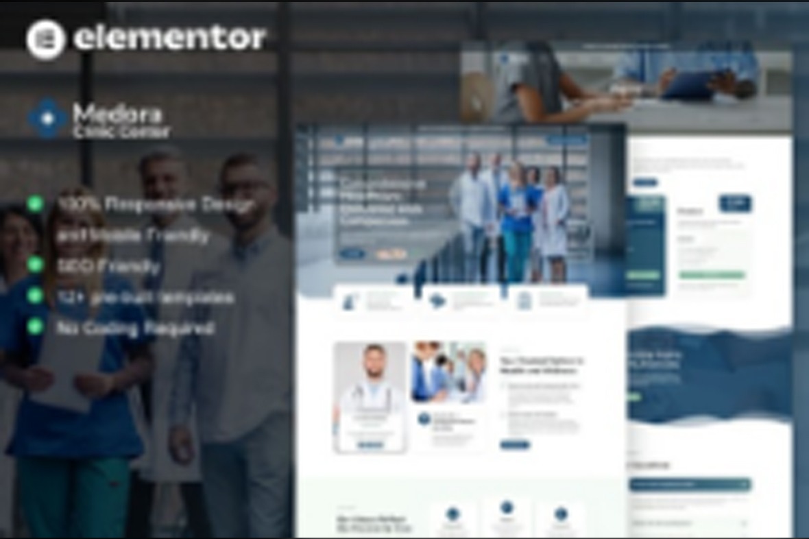 Medora – Medical Clinic Services Elementor Template Kit May 26, 2025