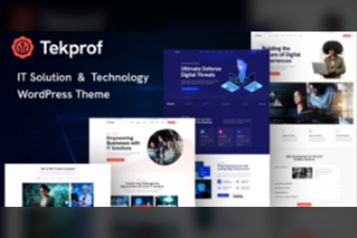Tekprof – IT Solution and Technology Elementor WordPress Theme v1.0.2