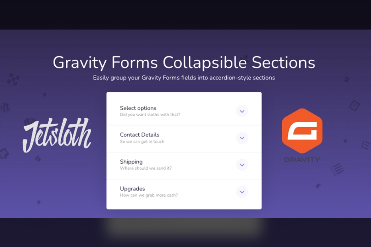 Jetsloth Gravity Forms Collapsible Sections v1.3.0