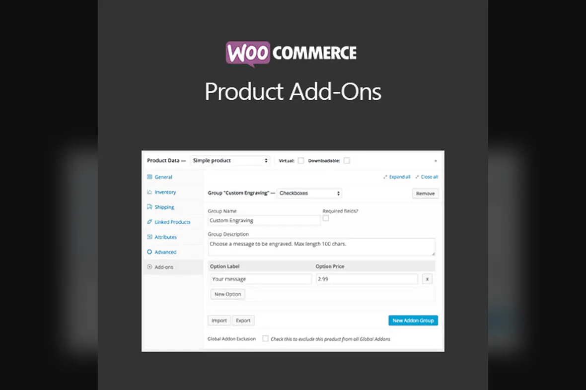 WooCommerce Product Add-Ons v7.5.0